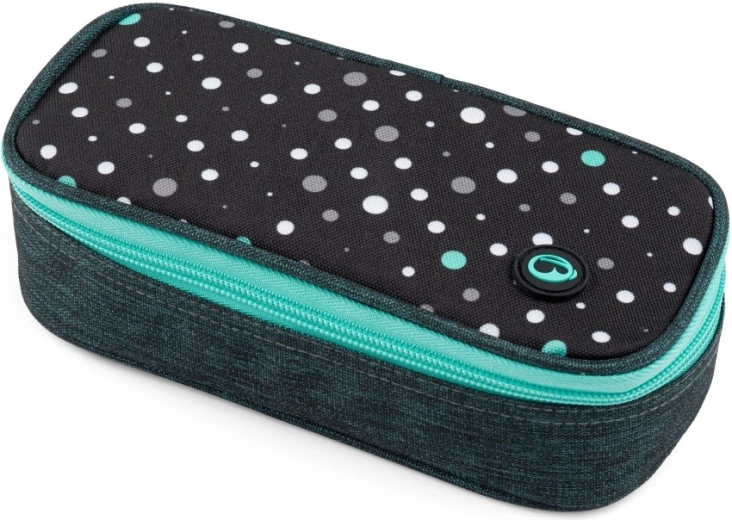 Trousse scolaire Bagmaster Porto noir-turquoise