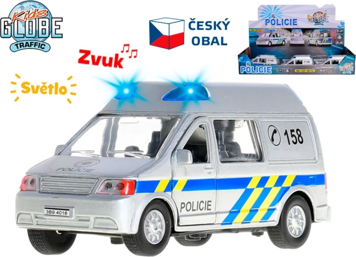 Kids Globe Traffic fourgon de police avec lumières et sons 14 cm