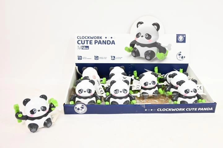 Panda à remonter – jouet mécanique (12 pcs en présentoir)