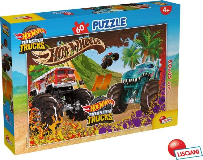 Puzzle Hot Wheels de 60 pièces 50 × 35 cm