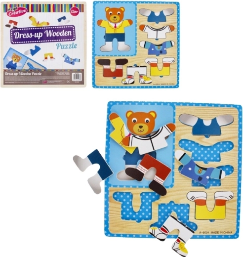 Jeu d’encastrement Habille l’ourson