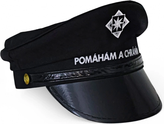 Casquette de police avec inscription pour adultes