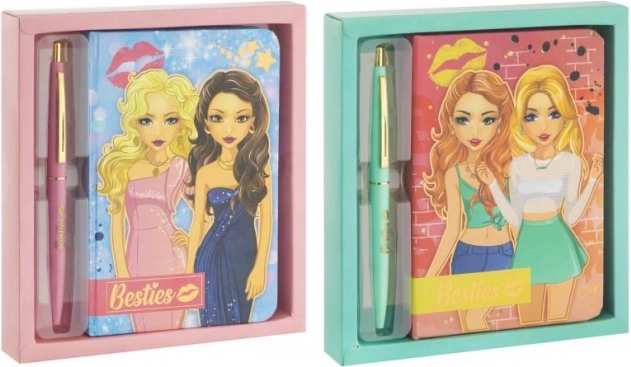 Agenda Besties et stylo bille