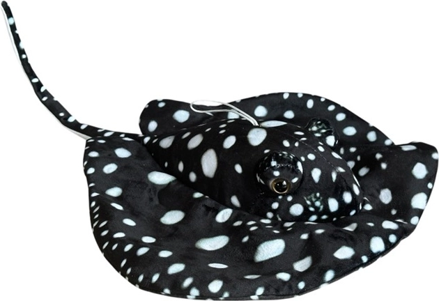 Raie en peluche noire 55 cm - 1 pièce