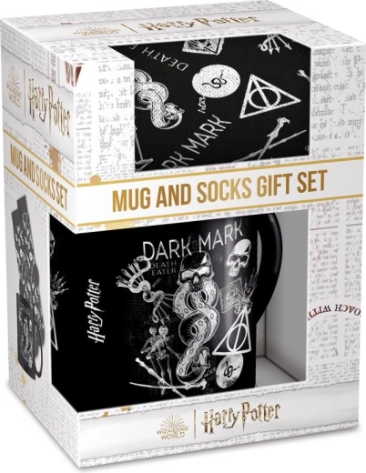 Harry Potter Dark Arts coffret cadeau homme tasse et chaussettes