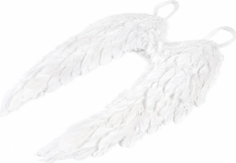 Ailes d’ange avec plumes 55 cm