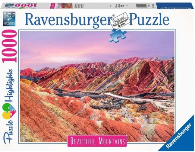 Ravensburger puzzle Montagnes arc-en-ciel 1000 pièces