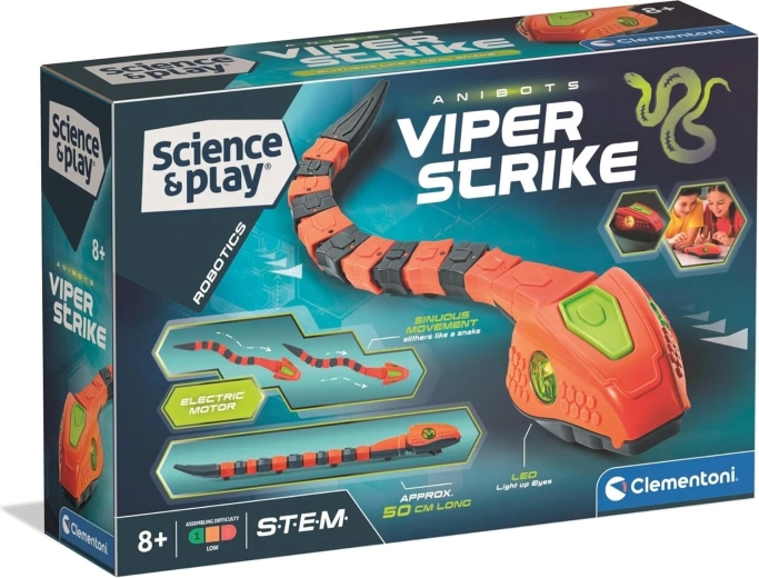 Serpent robotique CLEMENTONI Science & Play Robotics Viper Strike