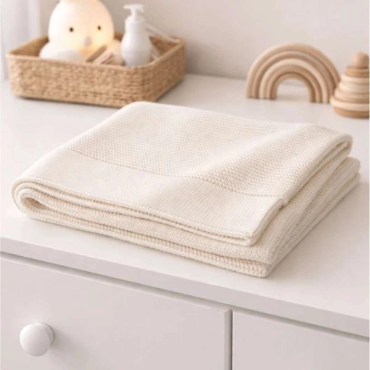 Couverture en bambou NANNA bamboo cream