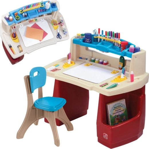 table créative pour enfants avec chaise Deluxe Art Master de STEP2