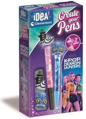 Mini-fabrique de stylos Clementoni Idea Art K-pop Demon Hunters Derpy et Sussie