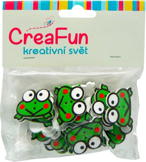 Perles en bois grenouille 20 pcs 2,5 × 2 cm