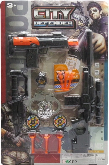 Set de police à fléchettes pour enfants