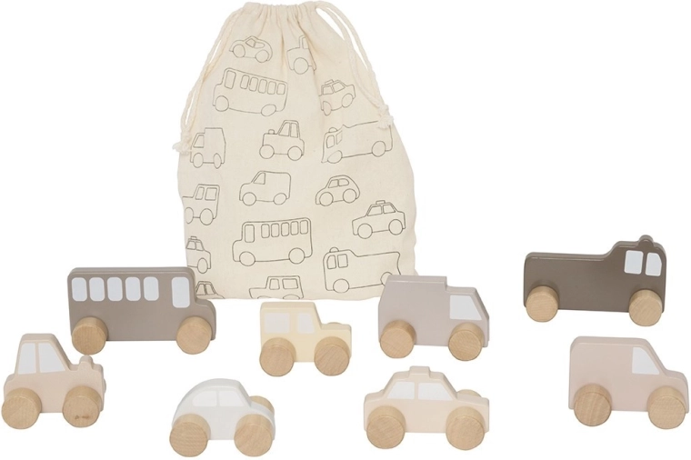 Jabadabado premières petites voitures Nature – set de 8 pcs