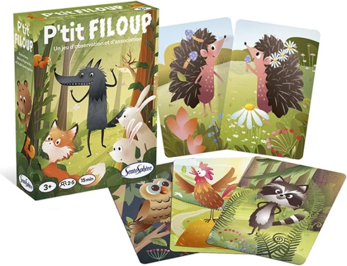 Sentosphere jeu de cartes Černý Petr avec des animaux