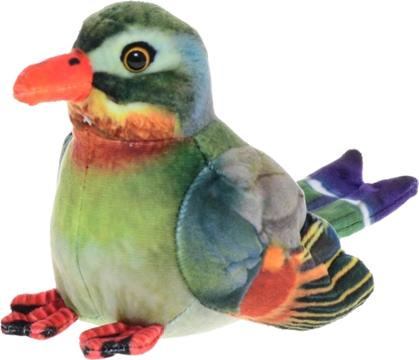 Timalie à gorge rousse en peluche 11 cm