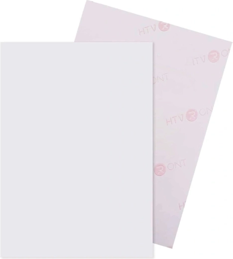 Papier thermotransfert HTVRONT pour tissus foncés A4 (8 feuilles)