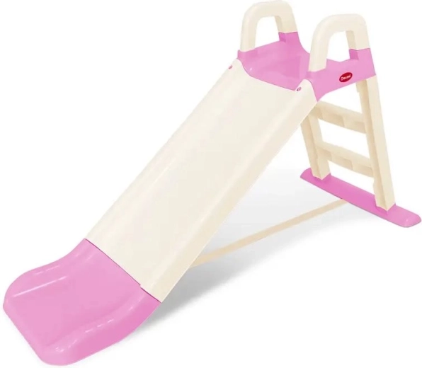 Toboggan pour enfants 140 cm beige‑rose DOLONI