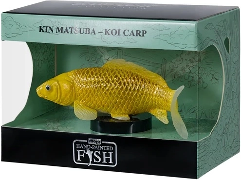 Figurine Mojo carpe koi Kin matsuba en boîte de présentation