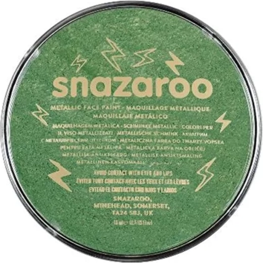 Peinture métallisée pour le visage Snazaroo vert électrique 18 ml