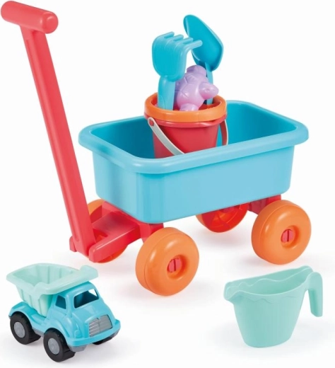 Chariot avec arrosoir et kit de sable pour enfants