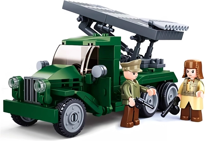 Sluban lance-roquettes russe Katioucha – ensemble de construction Bataille de Budapest