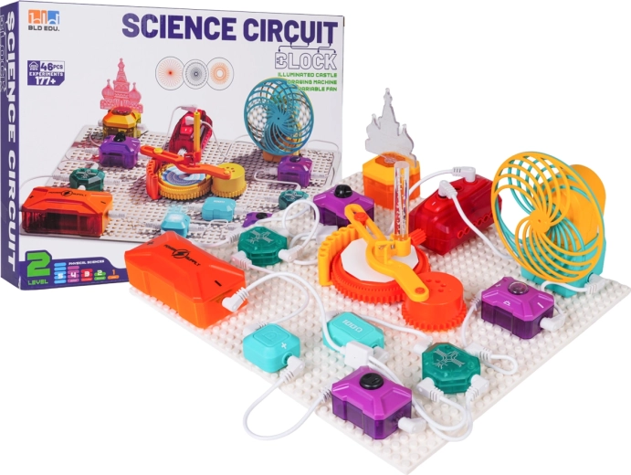 Kit éducatif de circuits électriques – 46 pièces