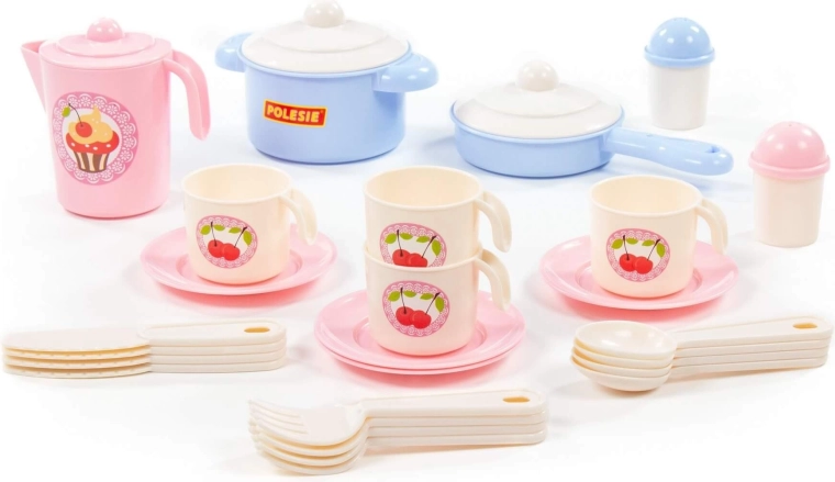 Service de cuisine pour enfants Nastenka pour quatre personnes (28 pièces)