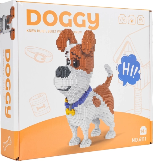 Jeu de construction 1930 pièces – chien JACK RUSSELL