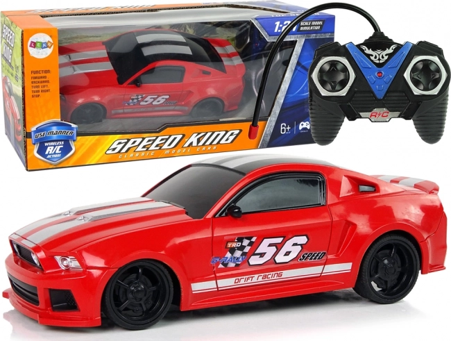 Voiture de sport R/C 1:24 Racing vitres teintées rouges