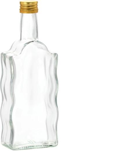 Bouteille en verre Fala 500 ml avec bouchon métallique