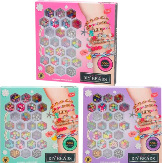 Coffret créatif pour fabriquer des bracelets alvéole d’abeille – 3 types, couleurs variées