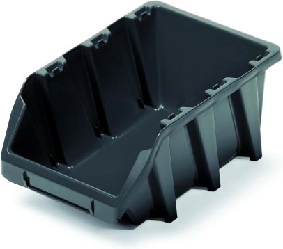 Boîte de rangement en plastique BINEER LONG, noire, 160 × 98 × 70 mm