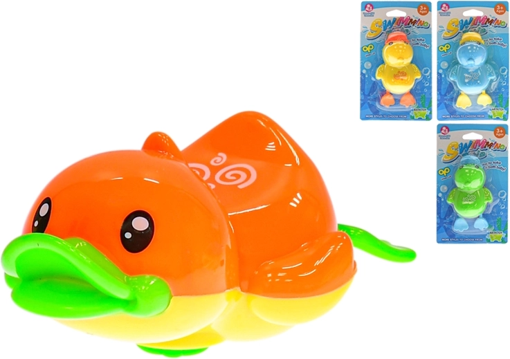 Canard de bain flottant à remontoir 12 cm