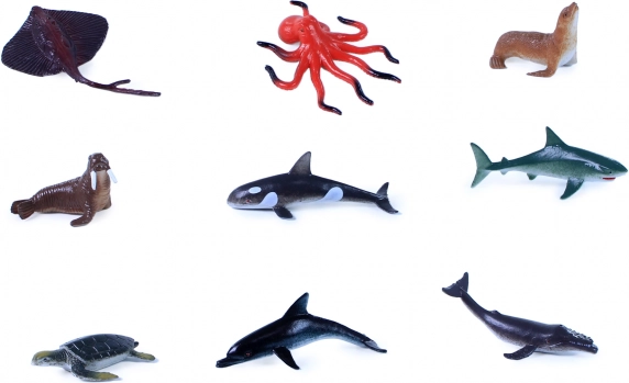 Ensemble Figurines Animaux Marins
