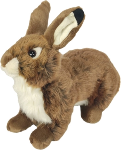 Lapin en peluche brun 28 cm
