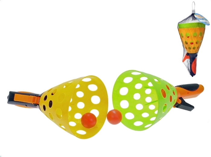 Set Catchball 25 cm – 2 paniers et balles dans un filet