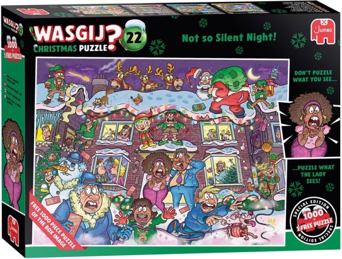 JUMBO WASGIJ Christmas 22 : Une nuit pas si tranquille ! puzzle 2 x 1000 pièces
