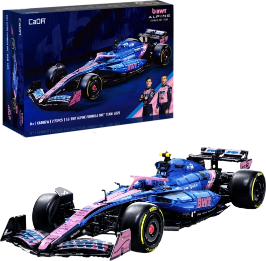 Set de construction CaDA BWT ALPINE F1 A525 – monoplace de course 1:8, 2173 pièces