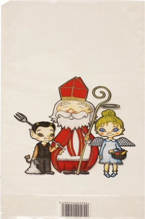Sachet de Saint-Nicolas en PVC transparent 21 × 40 × 8,5 cm