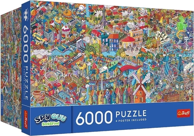 Puzzle Spy Guy : escapade en ville – 6000 pièces