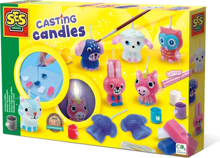 Fabrication de bougies animaux