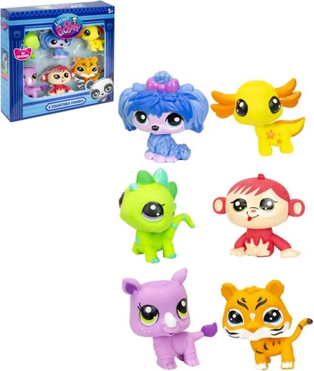 Littlest Pet Shop gommes – set de 6 animaux