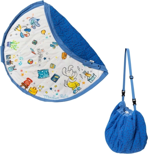 Play and Go Noomad soft tapis d’éveil et sac à jouets Puce & Pilou by Moulin Roty