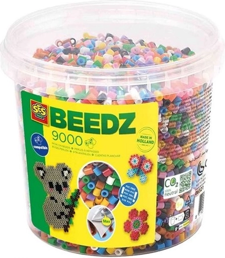 SES Beedz perles à repasser 9000 pcs mix
