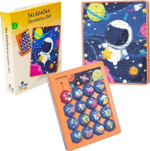 Casse-tête Huarong Road – bleu