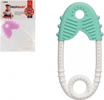 Anneau de dentition en silicone forme épingle 11,5 cm