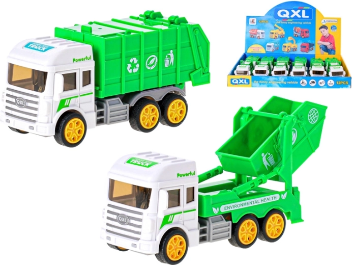 Camion poubelle à inertie 12–13 cm