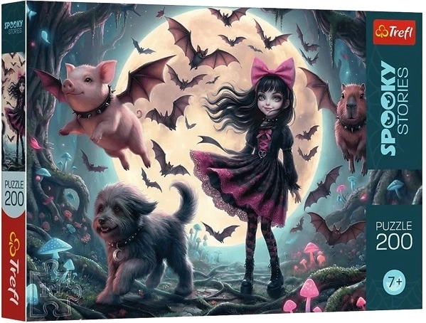 Puzzle Trefl Spooky Stories – Księżycowe historie 200 pièces