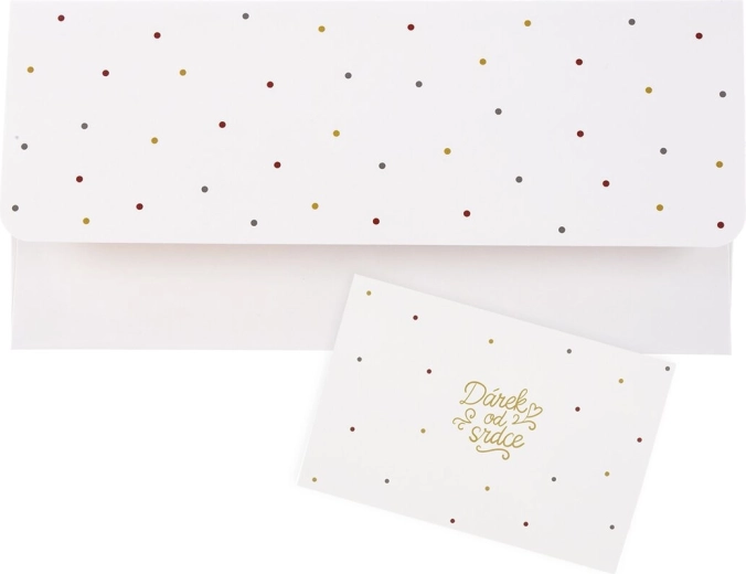 Enveloppe cadeau en papier « Cadeau du cœur » 22 × 11 cm